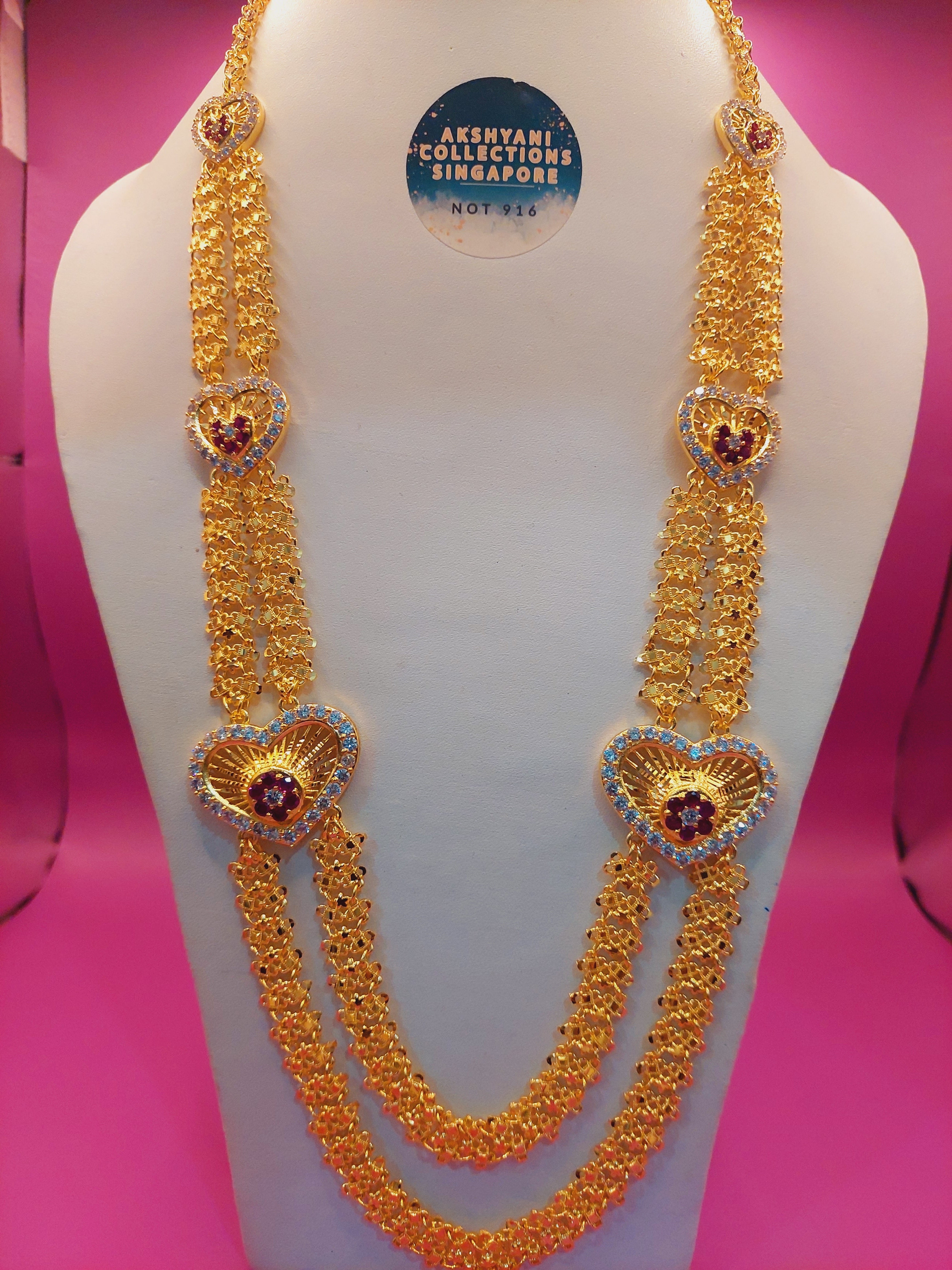 2 layer love heart maalai Not 916. Code 887a. ( 1 year warranty)