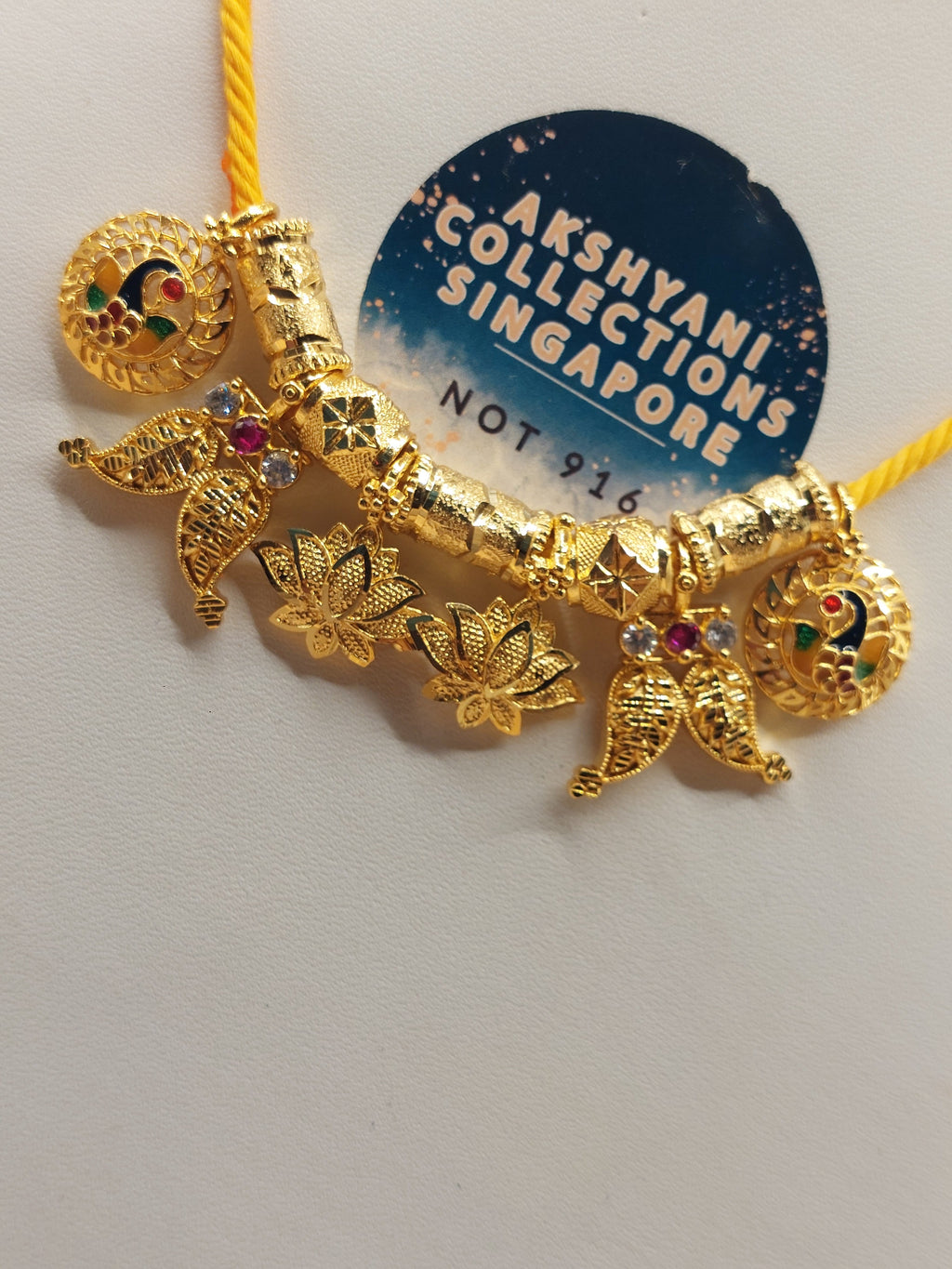 Code 7035 thali items not 916 gold .Read before purchasing