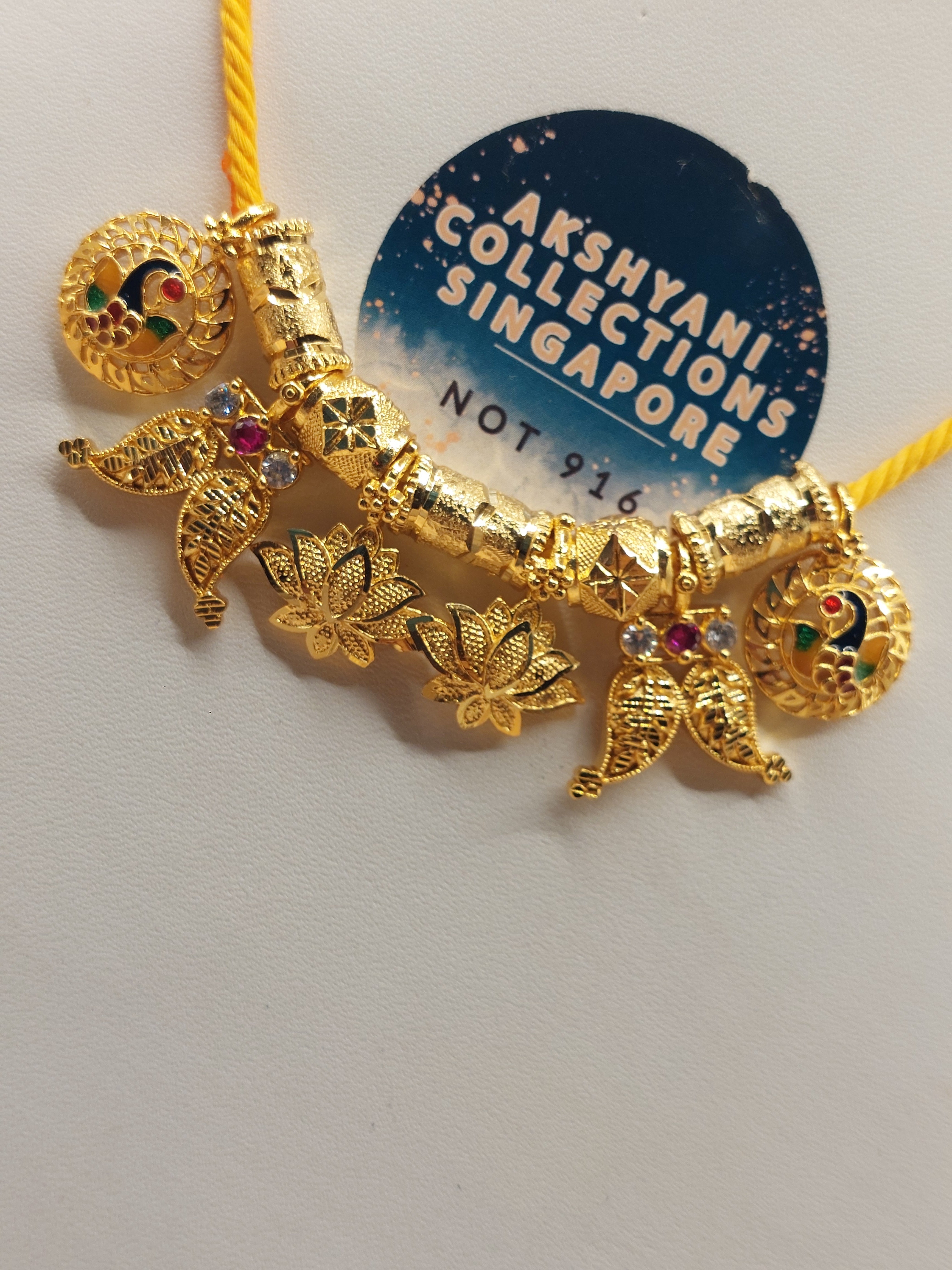 Code 7035 thali items not 916 gold .Read before purchasing