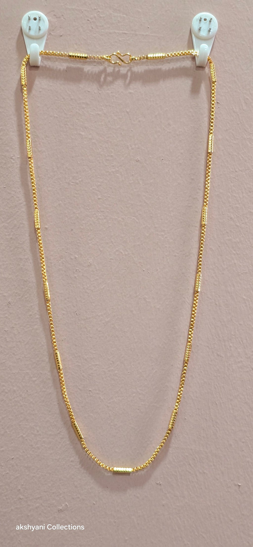 24  inches soft spinkle  chain not 916 gold
