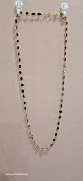 Black faucet beads. 30 inches.  Not 916 gold. Functionwear
