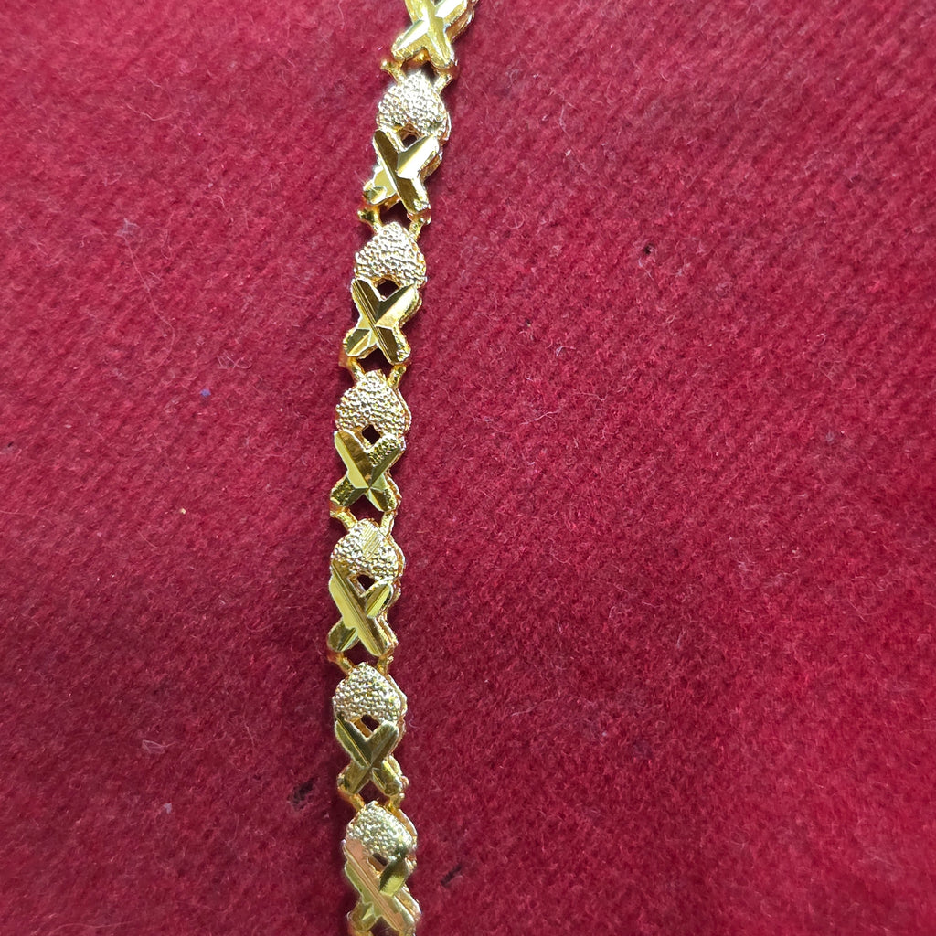 Daily wear 17 inches star cut chain .Not 916 gold. Code 991