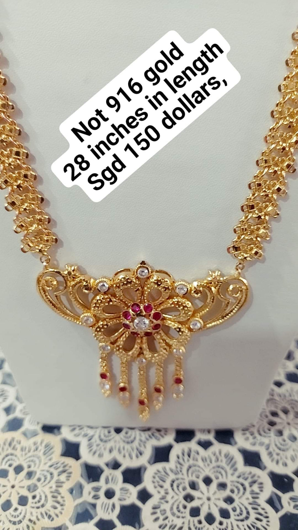 Flower maalai not 916 gold