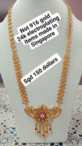 Flower maalai not 916 gold