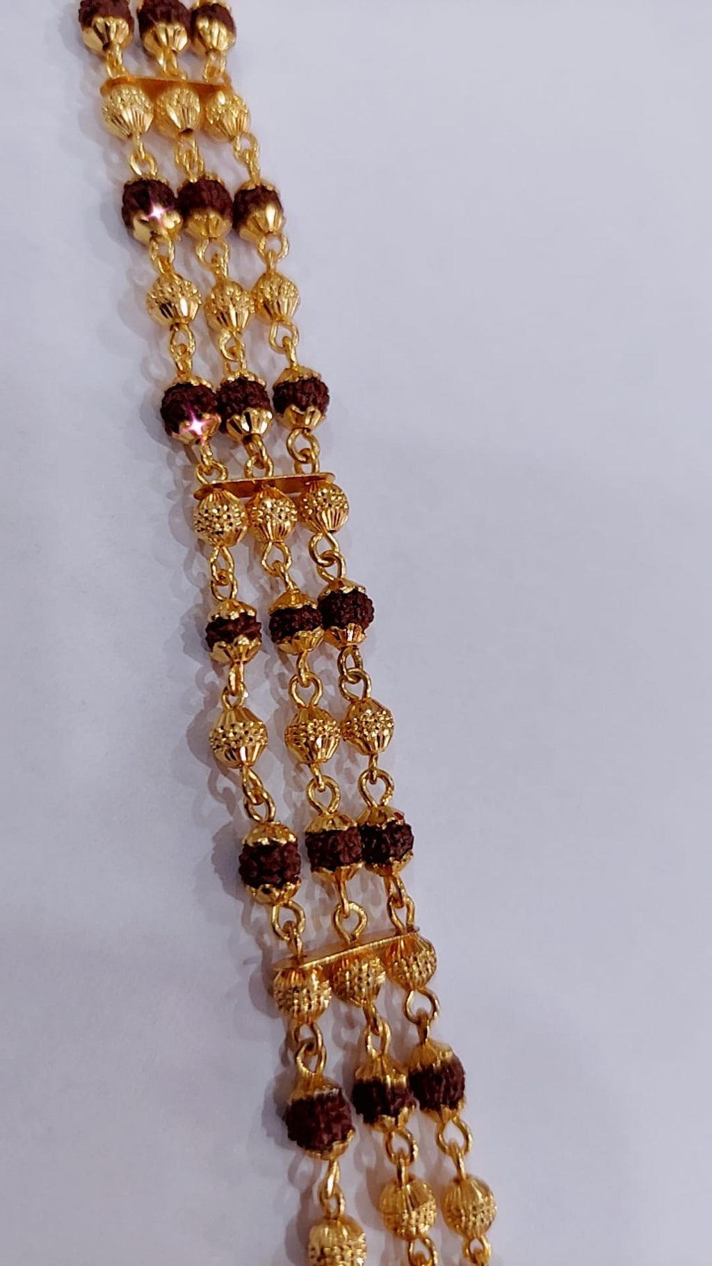 Faux rudharksha bracelet