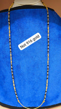 Black beads thalikodi with 3 inches extension to wear your own thali items. Not 916 gold. Function wear type